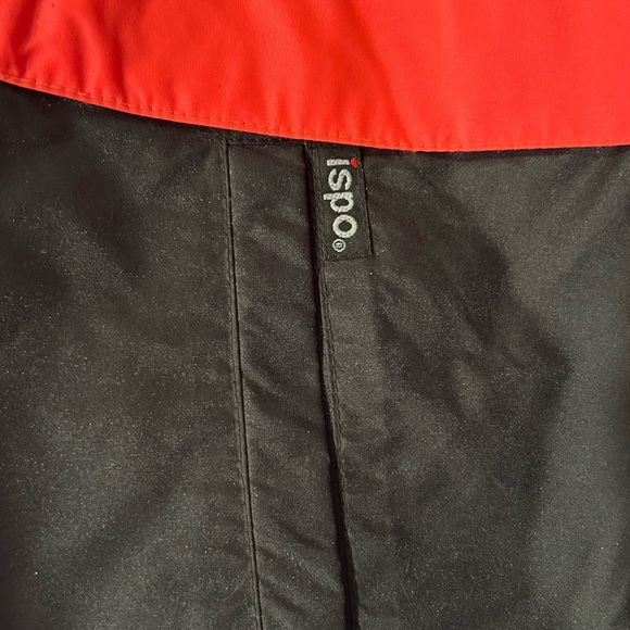 Vintage 1980s ISPO Colorblock Windbreaker Neon Pink Purple Black G/L - Picture 5 of 7